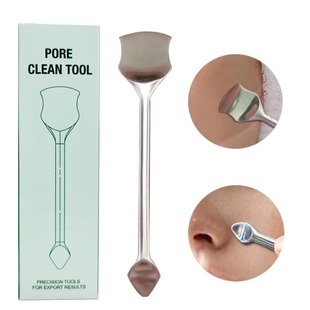 New stainless steel pore cleaning tool blackhead acne cleaner acne cleaning beauty shovel makeup remover tool