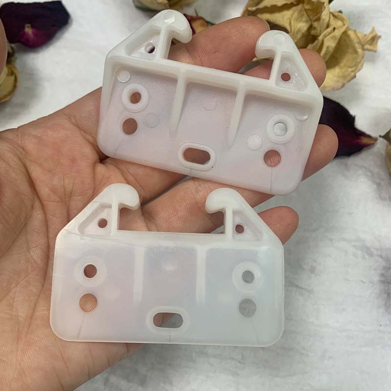 Plastic parts P P material white support hanging furniture accessories supply wooden slide slide