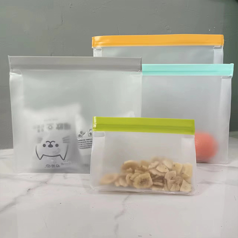 Sealed Bag Food Grade Fresh-keeping Bag Self-sealing Bag Plastic-sealed Thickened Household Freezing Special Multi-functional Refrigerator Storage Bag
