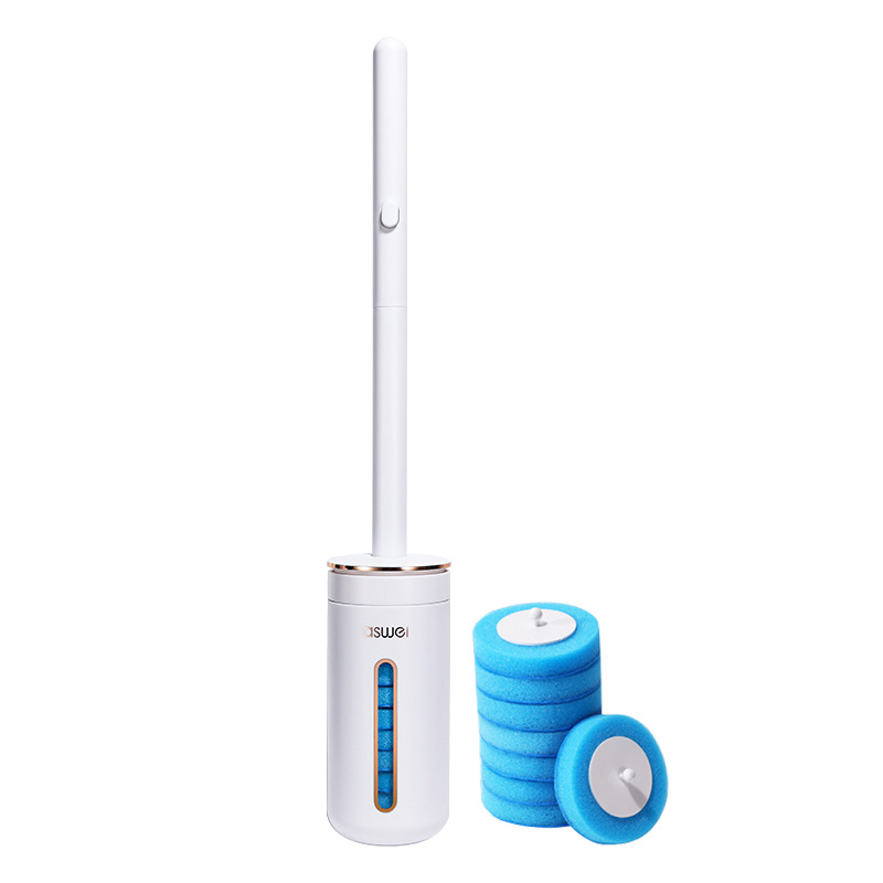 Disposable Toilet Brush Household Toilet Wall Hanging No Dead Angle Toilet Brush Special Descaling Artifact Brush Head