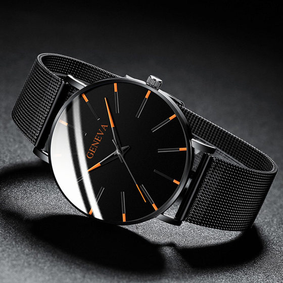 fashion blue needle men's watch men's watch quartz watch