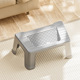 Gray upturned ottoman 46*28*19