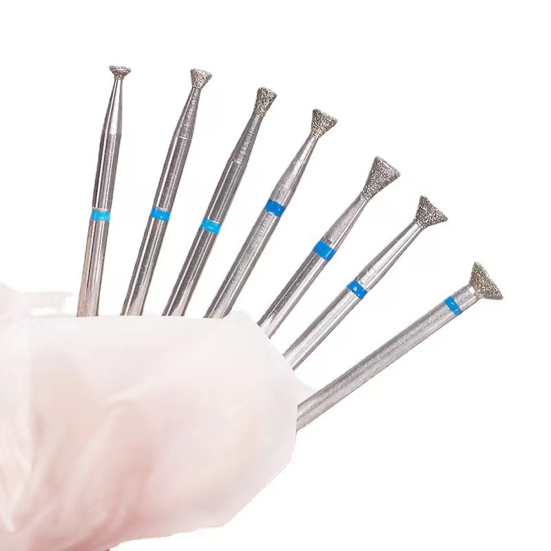 Cross-border nail art Russian diamond grinding head pre-treatment nail surface grinding out small pocket nail art tools