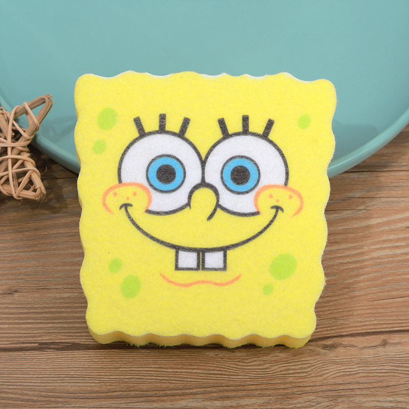 Cute Spongebob Drying Rack Wholesale Household Kitchen Sink Storage Rack Dishwashing Brush Wipe Sink Wall-Mounted