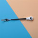 Fork 15cm white palm black meat pad fork