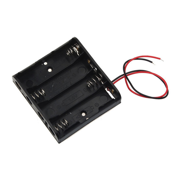 No. 7 battery box 1 section 2 section 3 Section 4 Section side by side with line AAA No. 7 battery box without cover