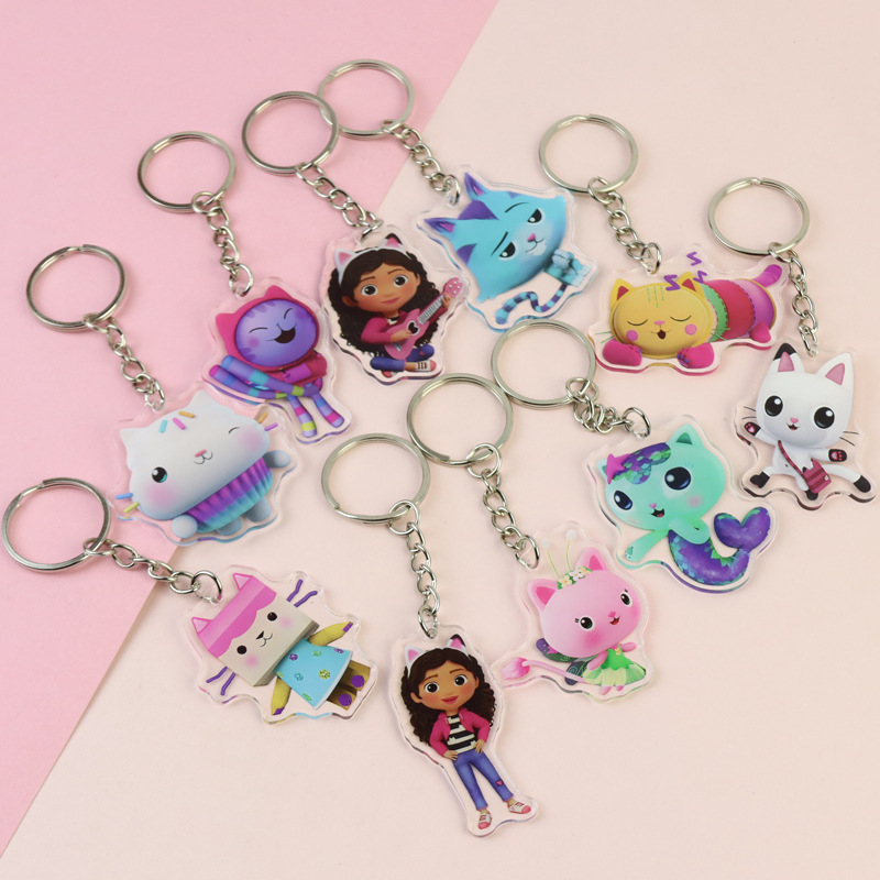 Gabi's toy house acrylic keychain in stock wholesale anime peripheral student schoolbag car pendant gift