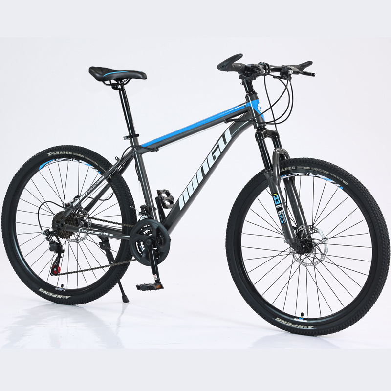Top matching (black and blue) spoke wheel