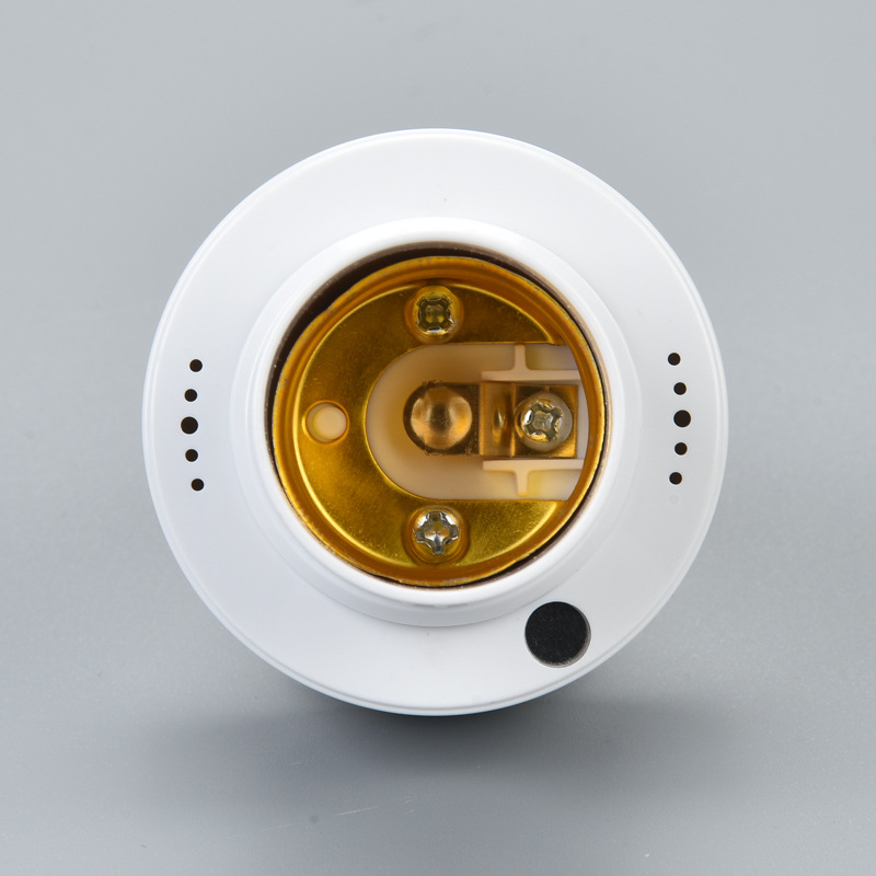Radar human body induction lamp holder lamp holder stair corridor garage E27 screw intelligent radar induction lamp holder