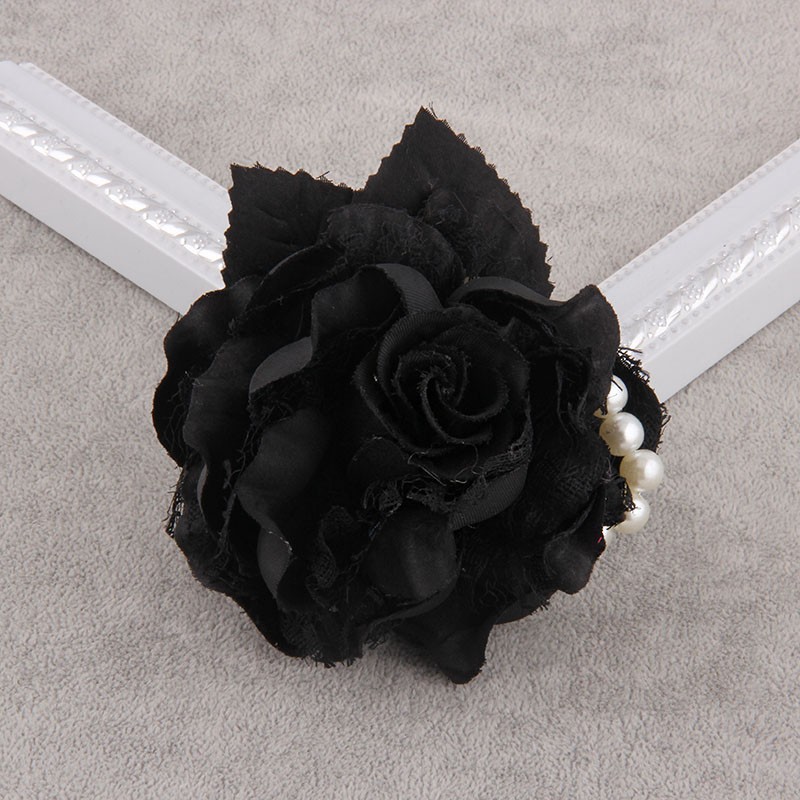 Japanese Style Sweet Lace Simple Corsage Fresh Cute Rose Brooch Pin Fashion Pin Accessories