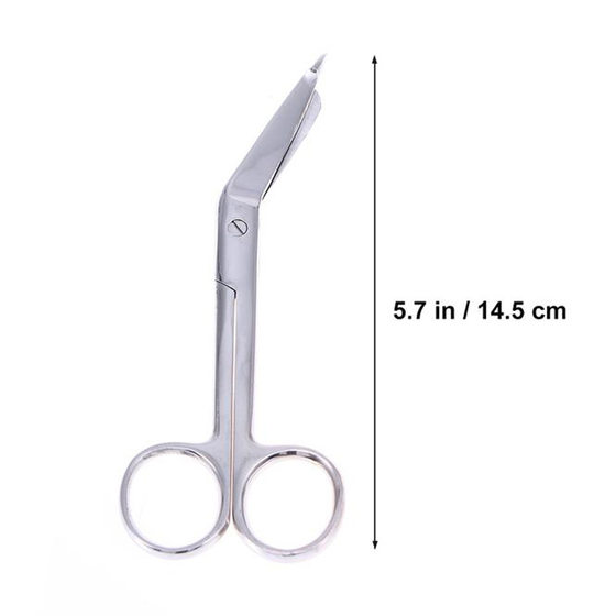Gauze scissors stainless steel 14cm16cm18 dressing plaster bandage handle Nurse cloth sample scissors