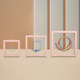 Light pink film box; 7*7*2