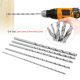 150mm long twist drill high speed steel straight shank twist drill, 200mm long twist drill