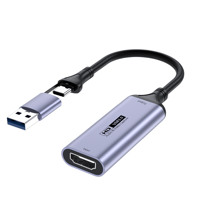 usb3.0 to hdmi video capture card type-c mobile phone computer two-in-one recording game live collector