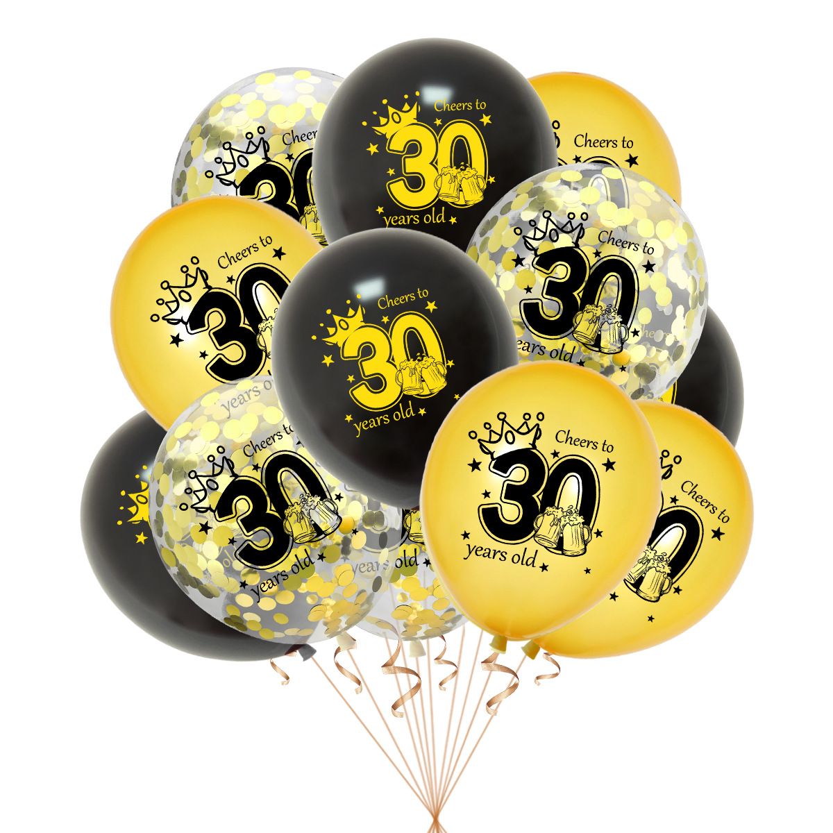 New 12 inch 18 30 40 50 60th Birthday Balloon Birthday party decoration Amazon