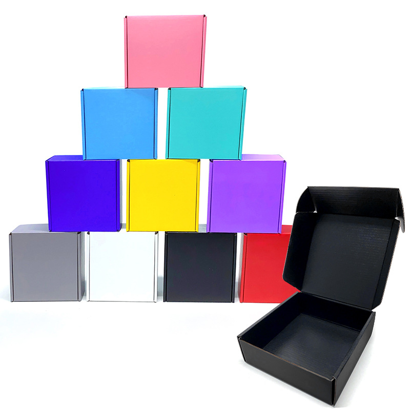White jewelry packaging gift box large size express rectangular color aircraft box carton free shipping