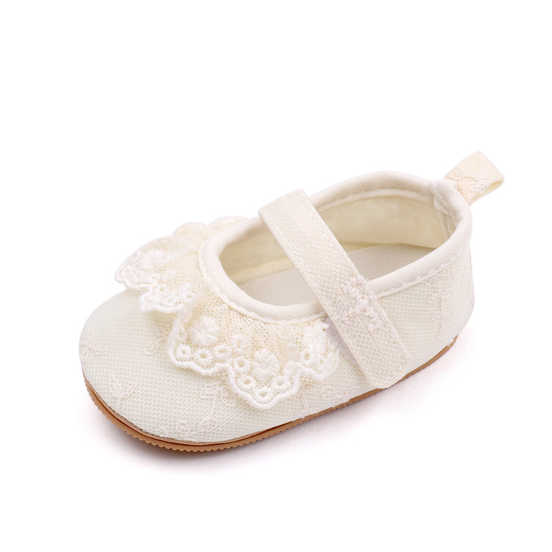Newborn Baby's Velcro Anti-drop Soft Cloth Bottom Non-slip Thin Baby's Cute Princess Tankster Shoes BXC3063