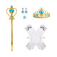 SA124-Princess peach jewelry five-piece set