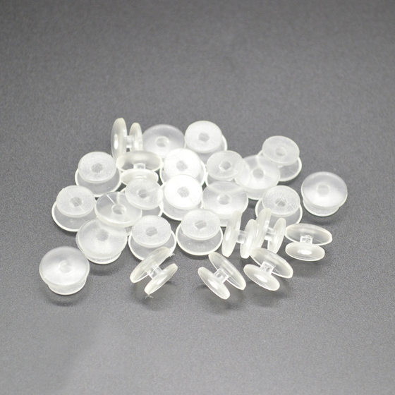 PVC Soft Rubber Shoe Buckle Cave Shoe Buckle Transparent Buckle Shoe Flower Bottom Buckle Garden Shoe Buckle I-Buckle Shoe Flower Base