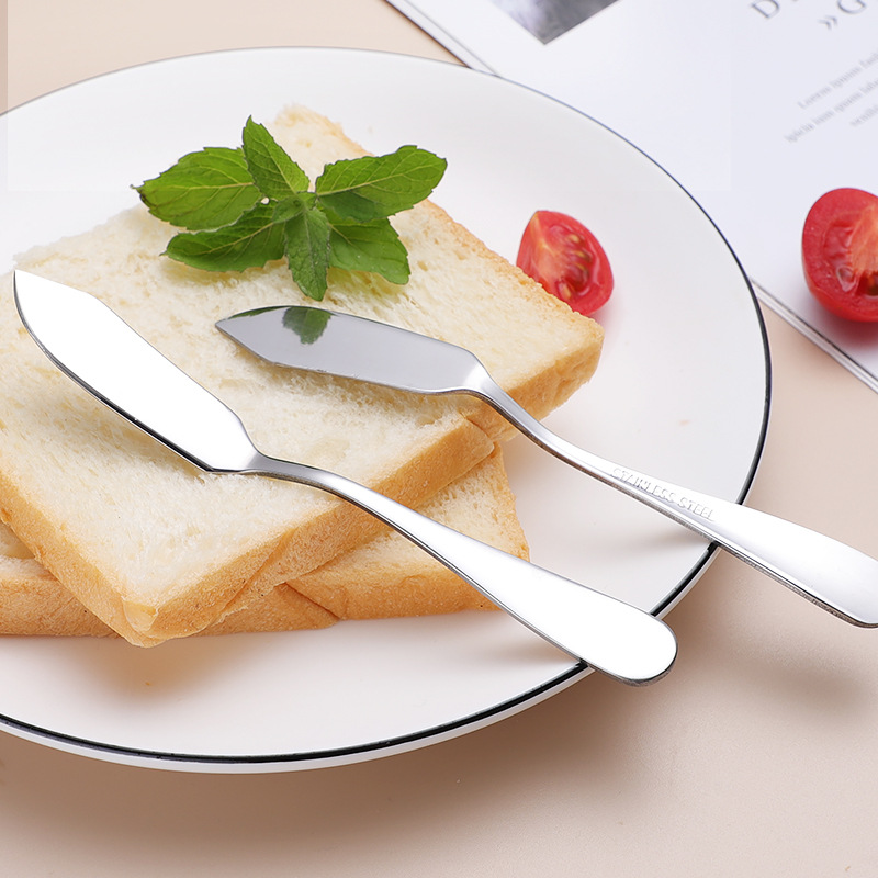 Jam butter knife stainless steel butter knife sauce knife butter cutting knife cheese cream spatula baking tool