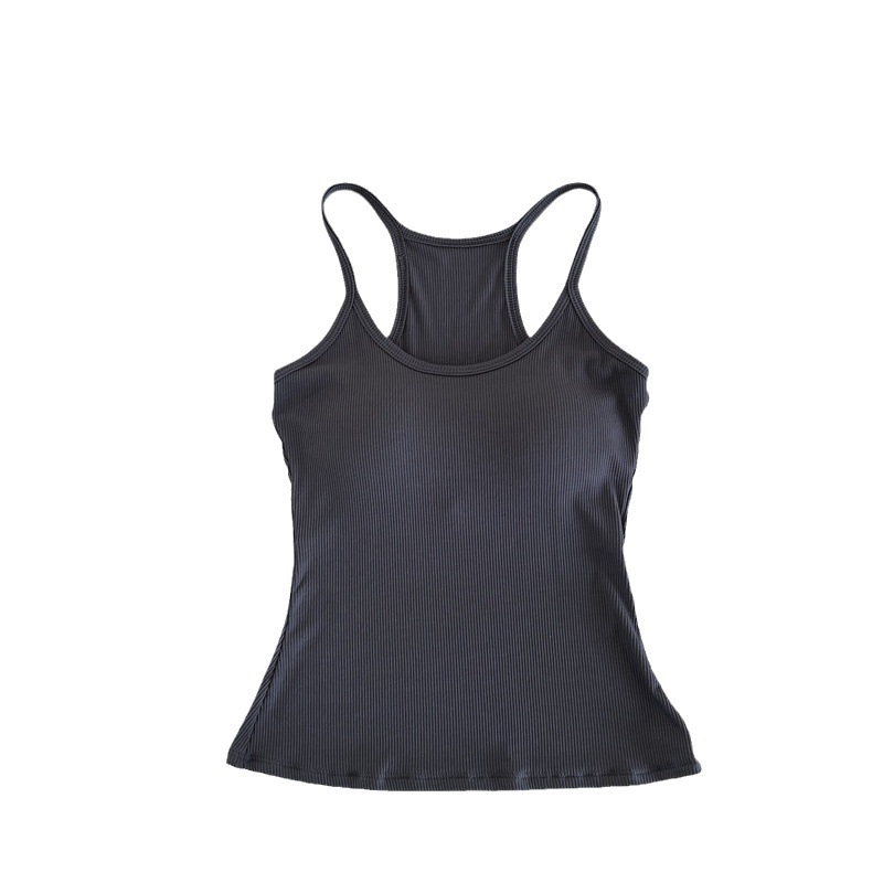 6803# European and American style sexy I-shaped vest with chest pad inner strap wrapped chest hot girl sling beauty back outer wear base