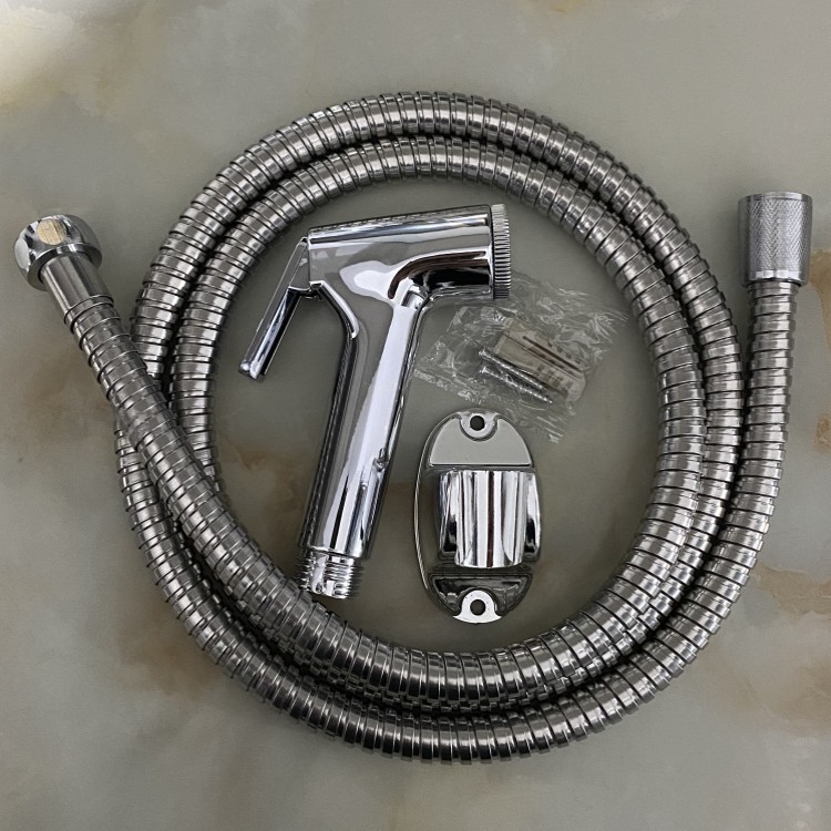 Wholesale women's washer nozzle suit toilet spray gun toilet toilet booster flusher small shower three-piece set