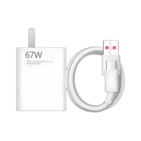 Qianmai Tong for Xiaomi 11UItra data cable 12X fast charging head K30 K40pro K50 charger 67W
