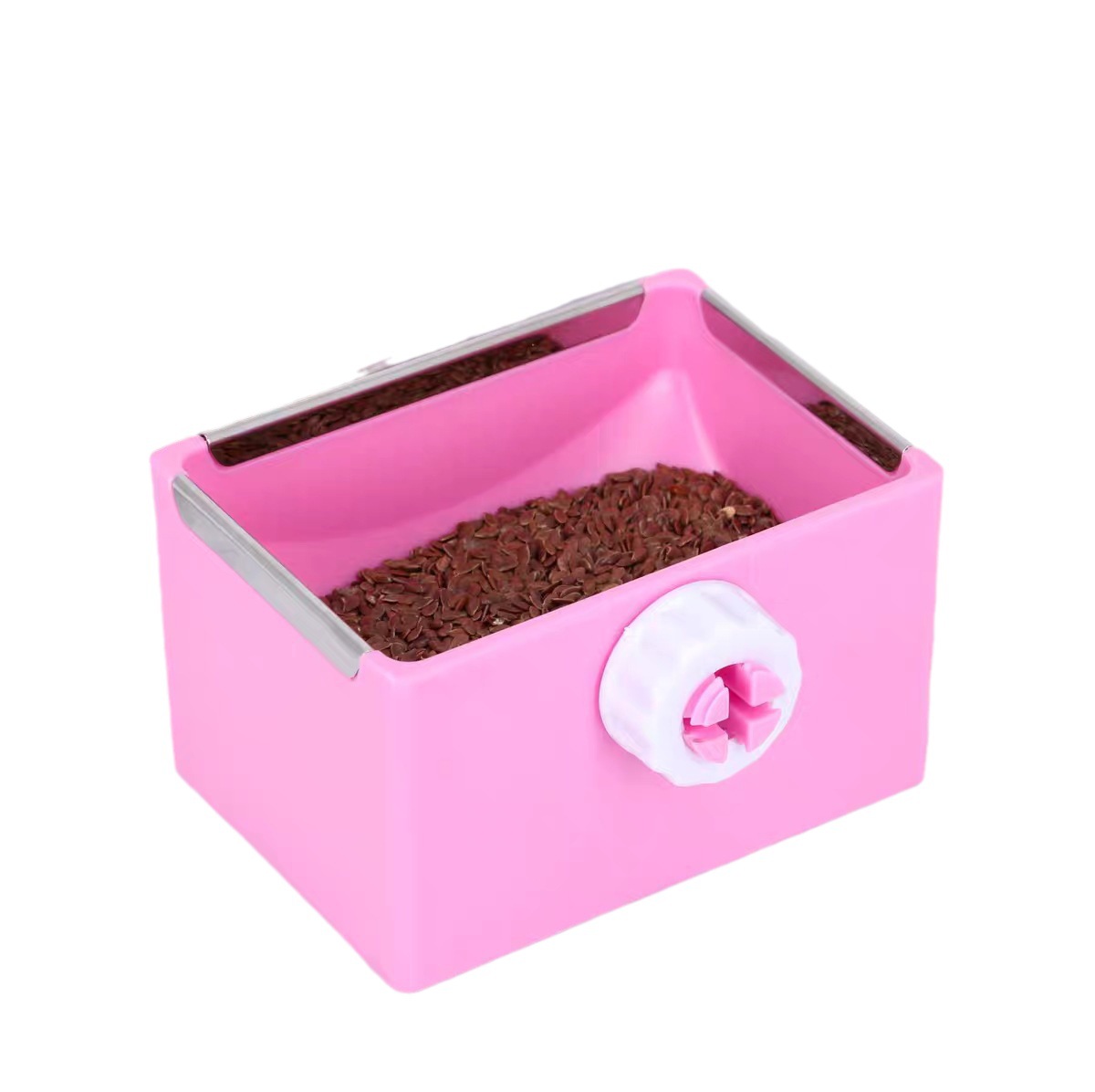Rabbit Food Box Anti-biting Anti-picking Totoro Dutch Pig Guinea Pig Anti-turning Fixed Bowl Food Trough Rabbit Supplies