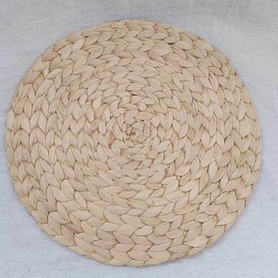 Water Hyacinth Woven Round Mat Heat Insulation Mat Picnic Mat Outdoor Cushion Coaster Bowl Mat Drain Mat