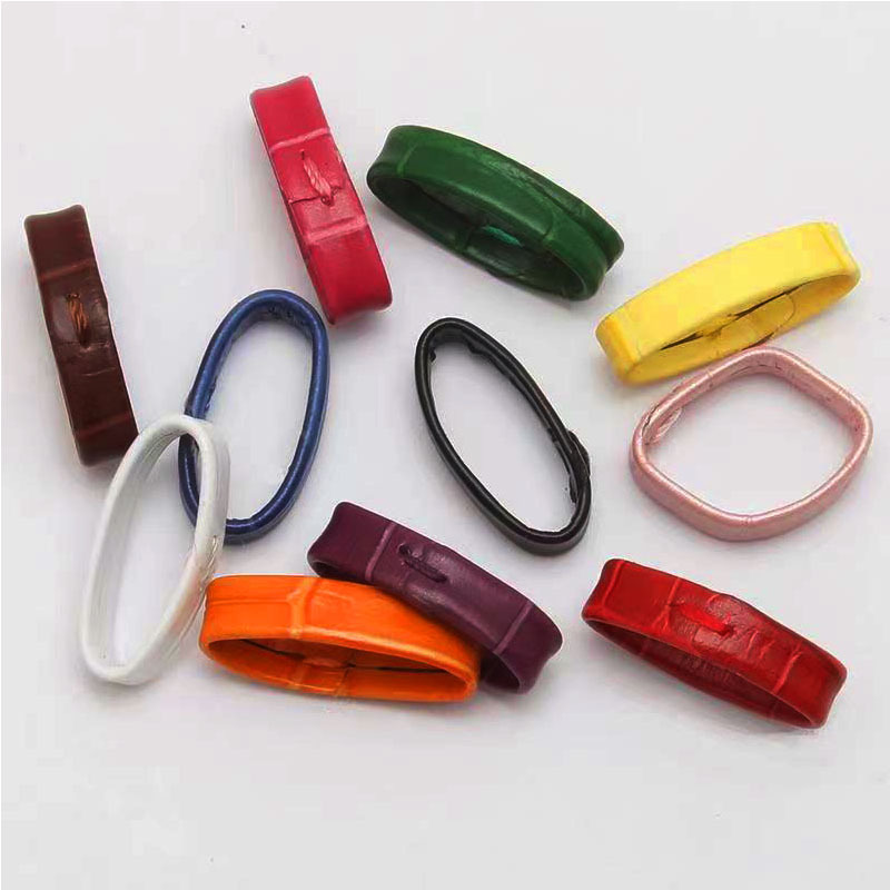 Watch strap accessories leather strap ring black Brown Joker activity Ring Ring Multi-size 12-24mm