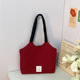 Black shoulder strap red heart-shaped vest bag