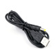 4017 charging cable-straight black 1 m (24AWG)