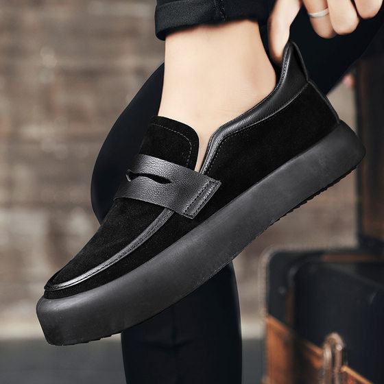 2025 spring new breathable men's bean shoes Korean fashion casual shoes young men's shoes trend single shoes