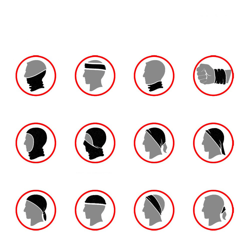 Cross-border exclusive in stock magic headscarf breathable seamless outdoor variety mask collar