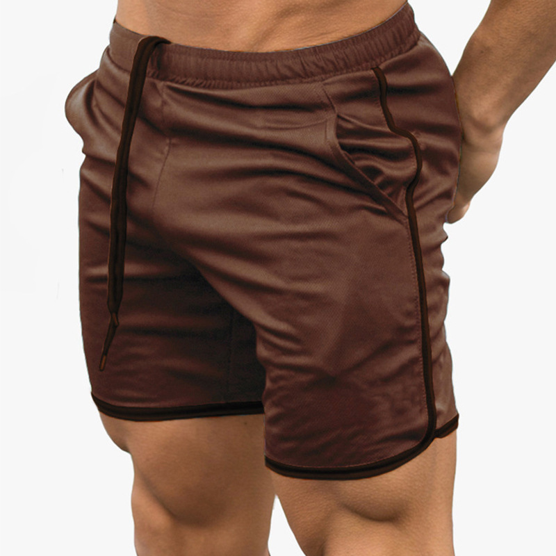 Foreign Trade Fitness Men's Sports Shorts Thin Mesh Quick-drying Men's Casual Pants Running Training Breathable Beach