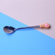 15cm orange palm powder meat pad soup spoon