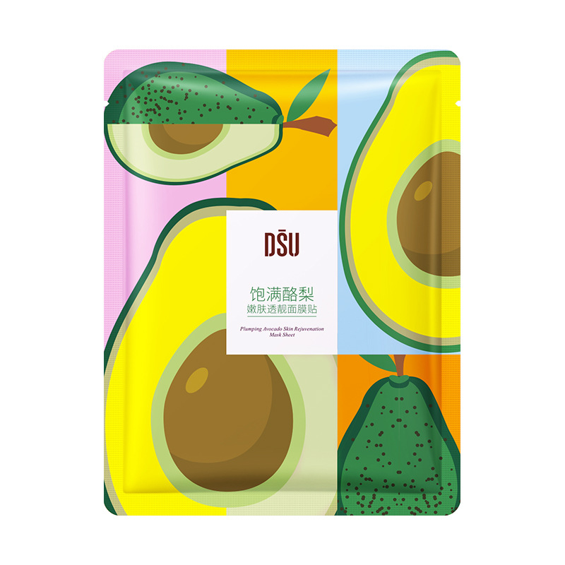 DSU Plant Mask Emollient Autumn and Winter Firming Beauty Skin Mask Patch Fruit Hydrating Moisturizing Buzz Emollient Skin Care Products