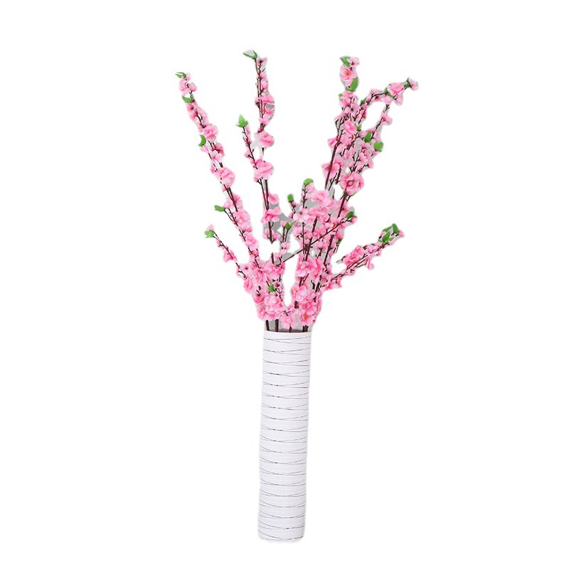 Jingshan simulation flower peach blossom garden landscape peach blossom branch simulation plum blossom branch wedding home decoration fake flower wholesale