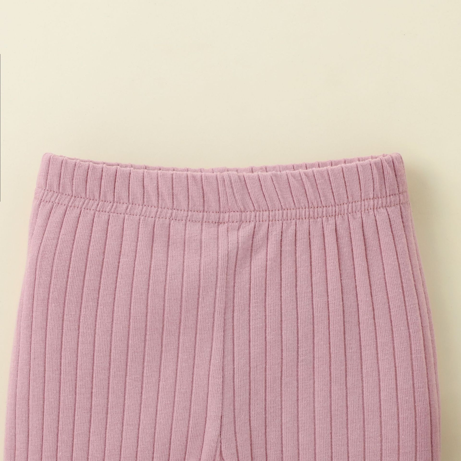 Girls' Leggings Spring and Autumn Solid Color European and American Newborn Baby Pit Leggings Elastic Slim Fit Infant Clothing