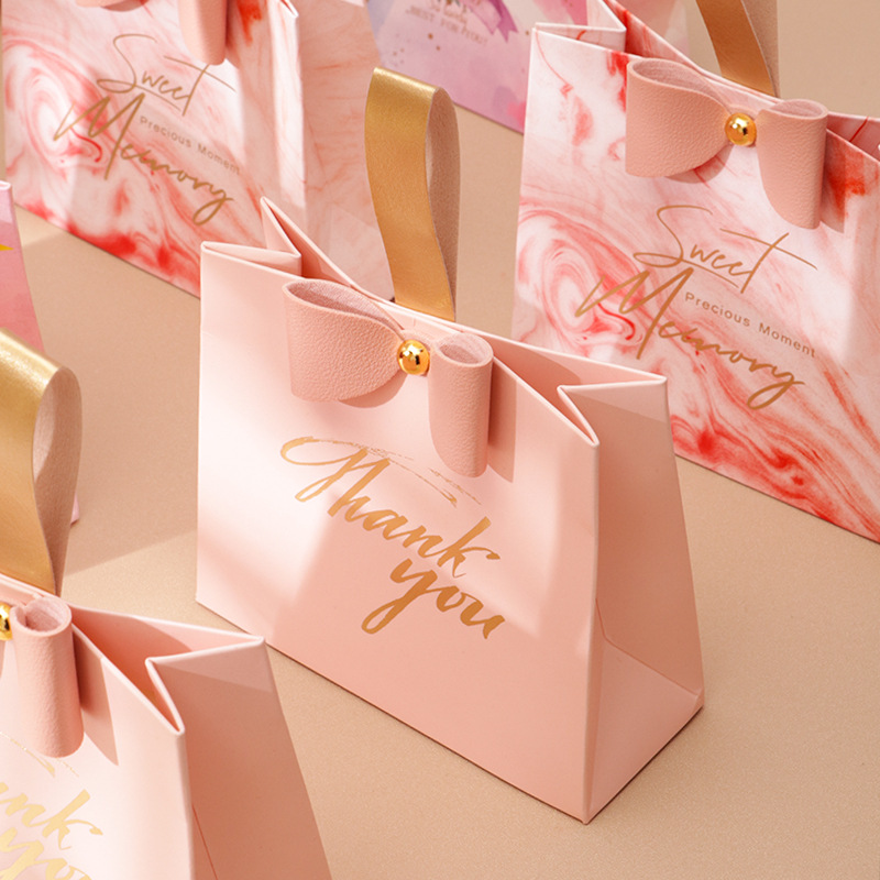Wedding Candy Box Special Wedding Candy Bag Advanced Sense Ins Style Wedding Candy Box Empty Box Binding Wedding Gift Box