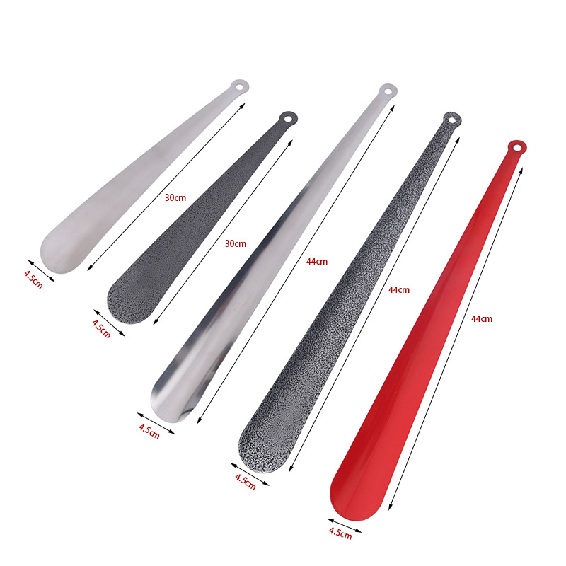Stainless Steel Shoe Puller Shoe Lifter Hanging Long and Short Metal Shoe Hole Shoe Pulling Lazy Old Man Shoe Wear Tools Wholesale