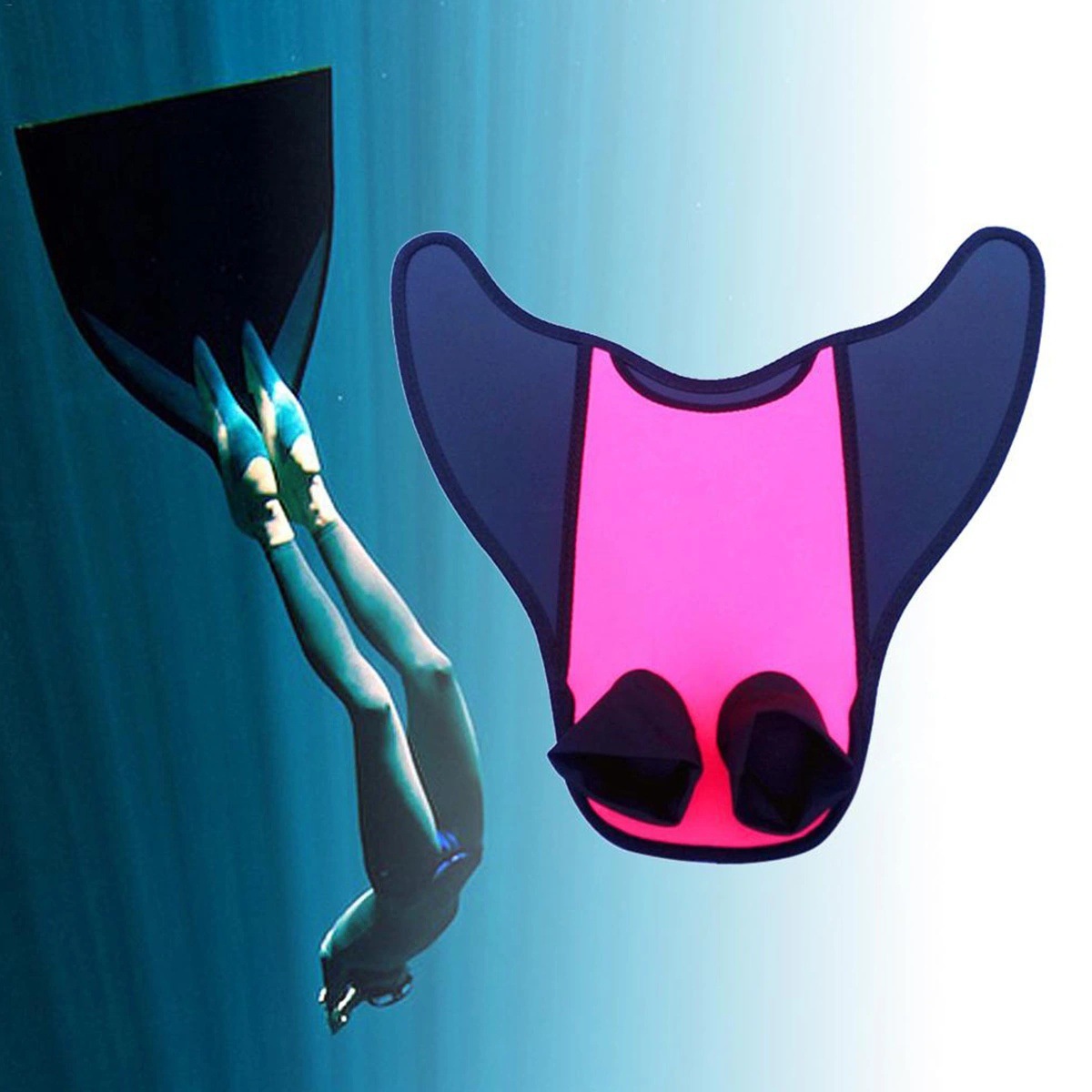 Supply new fashion mermaid flippers creative snorkeling flippers frog shoes water sports products manufacturers wholesale