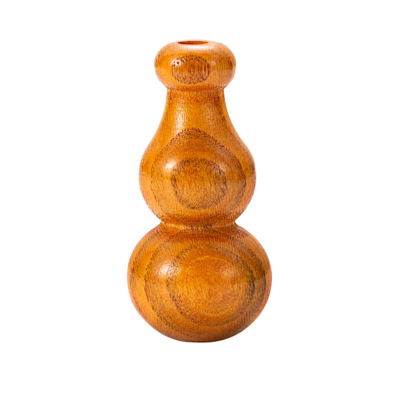 One-piece peach wood gourd 15*30mm straight hole bead curtain door curtain loose bead feng shui pendant DIY jewelry accessories material bead