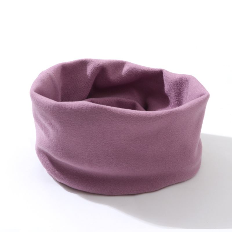 Autumn and Winter New Warm fleece-lined Children's Adult Neck Thickened Pullover Scarf Baby's Neck Sleeve Cold-proof Warm