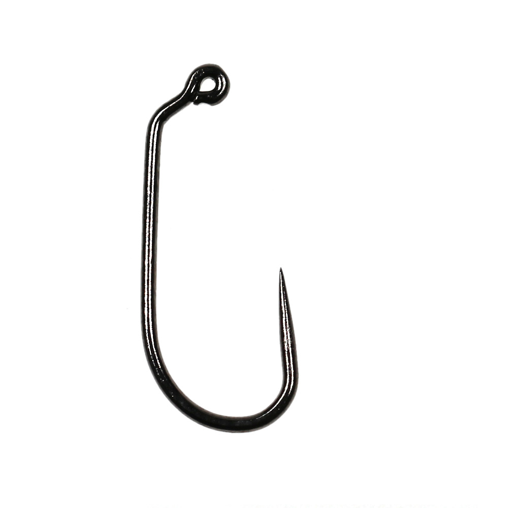 60 degree Jig Hook non-barbed curved handle angle hook fly fly hook nymph hook 10# 12# 14#16#18# fly fishing inverted hook
