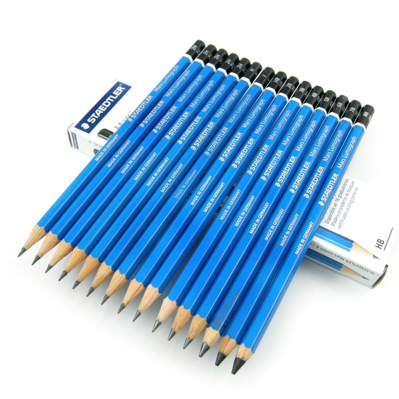 德國施德樓STAEDTLER100藍杆防斷芯專業書寫鉛筆繪圖鉛筆素描鉛筆