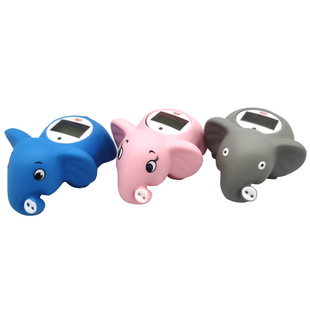 Hot Hot Explosions Cute Shape Baby Elephant Water Thermometer Baby Bath Toy Water Temperature Meter