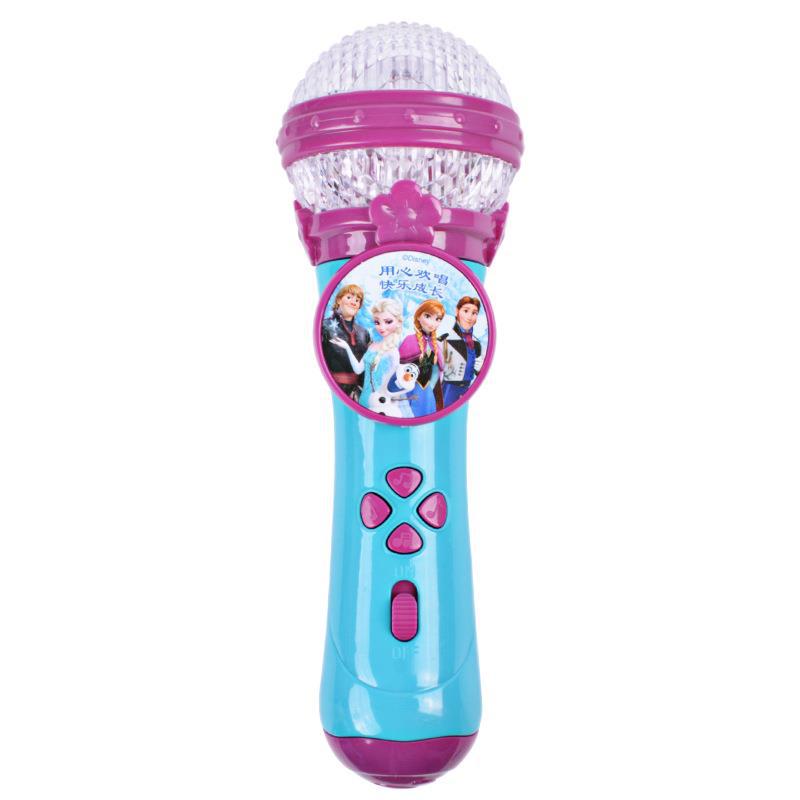 Disney Microphone Children's Early Education Frozen Baby Microphone Singing Toy Loudspeaker Singing Machine Boys and Girls