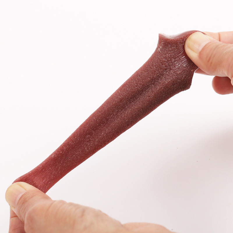 Fake tongue scary horror tongue steel needle through tongue trick toy spoof the Whole Person close-up magic props