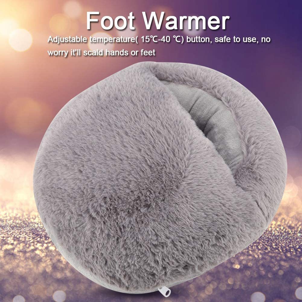 Cross-border spot winter warm USB heating foot pad foot warmer foot cover electric shoes heating shoe insole_voghion.com